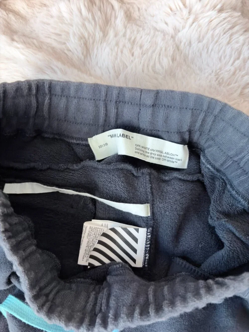 Off-White Logo Wide-Leg Sweatpants 'Black'